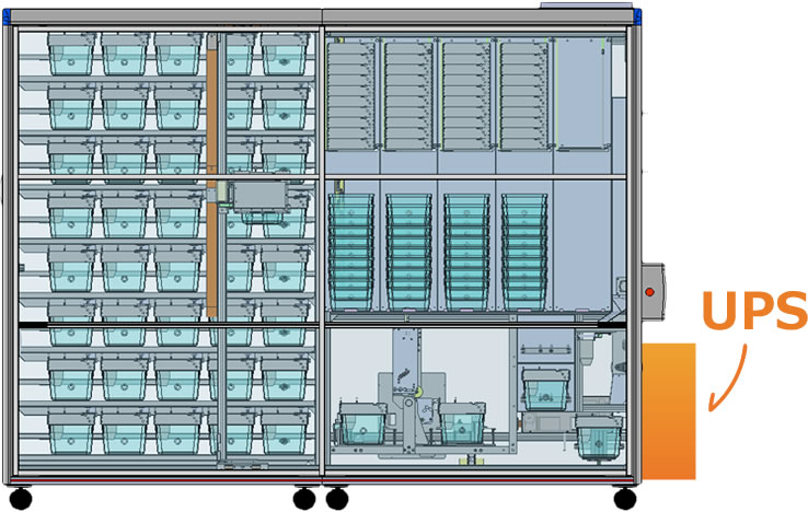 UPS搭載(無停電電源装置)